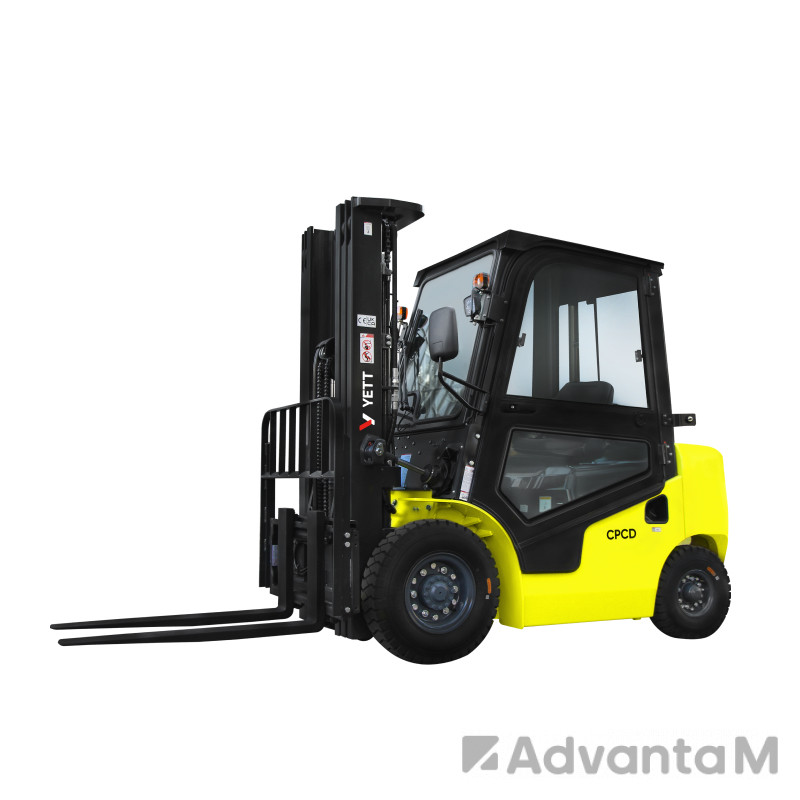 Дизельный погрузчик с кабиной YETT CPCD18-XCK2-M350-3W-K