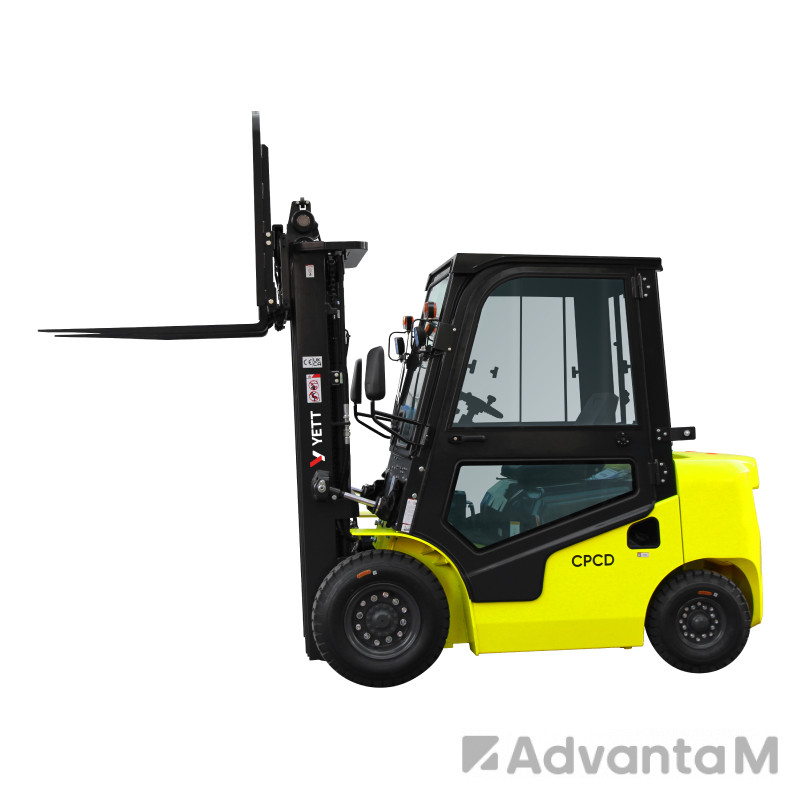 Дизельный погрузчик с кабиной YETT CPCD18-XCK2-M350-3W-K - 1