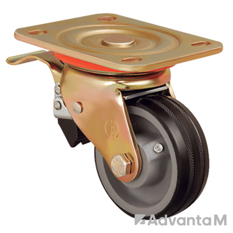 Колесо большегрузное обрезиненное ED01 VBR 125 F
