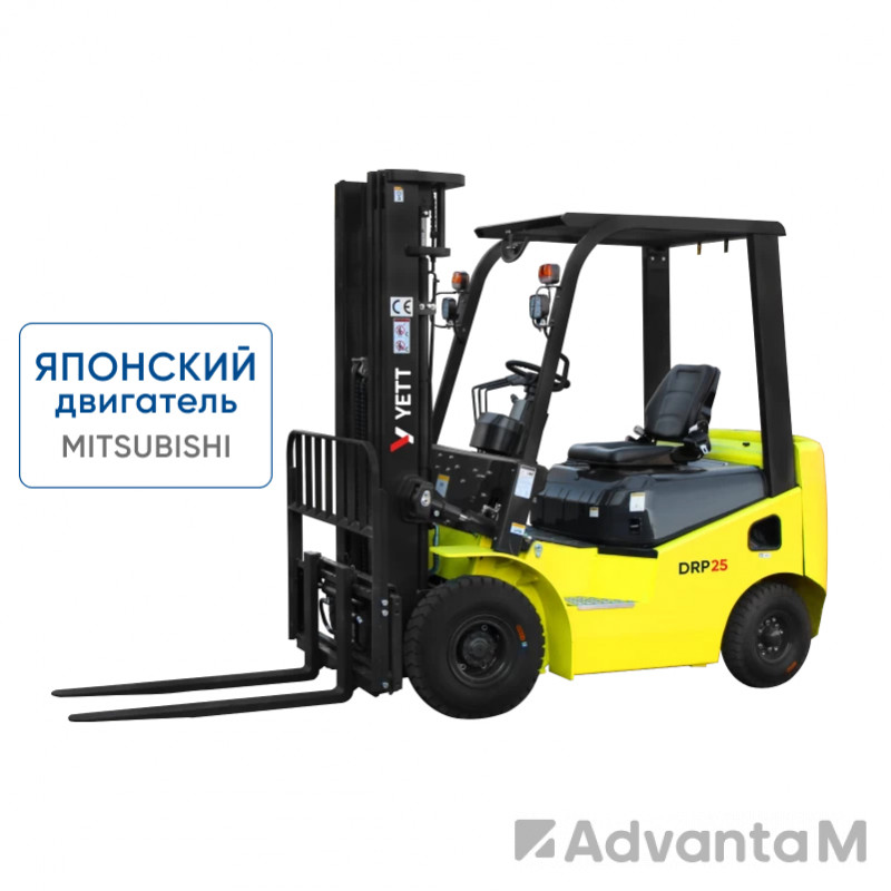 Дизельный погрузчик с японским двигателем YETT DRP25-M1K2C-M300-3W