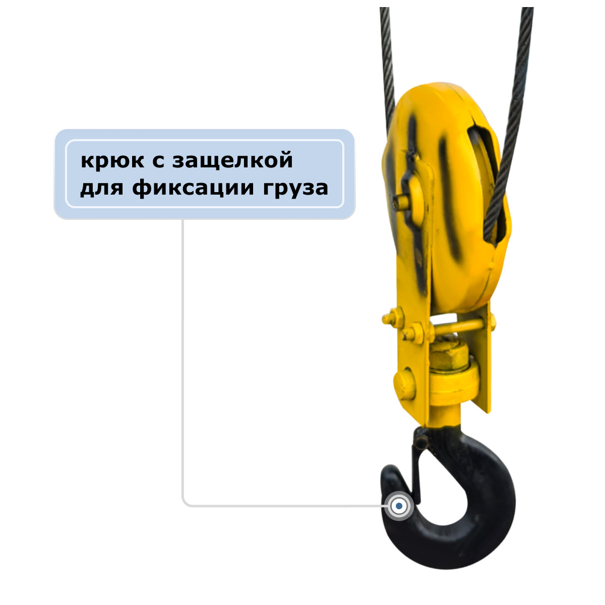 4 - Таль электрическая канатная (380В) GEARSEN CD 1,0т, 9м