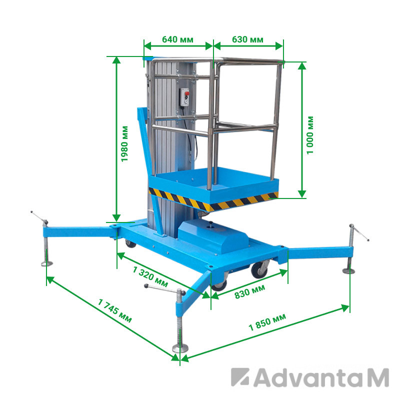Одномачтовый подъемник PROLIFT GTWY9-100 AC - 2