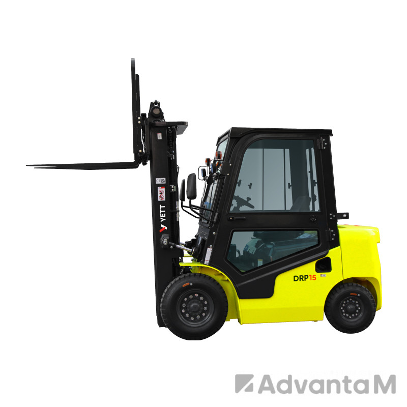 Дизельный погрузчик с кабиной YETT DRP15-XCK2-M300-3W-K - 2