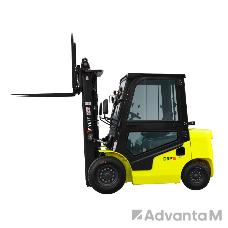 Дизельный погрузчик с кабиной YETT DRP18-WS5K2-ZSM480-SS-K - 1